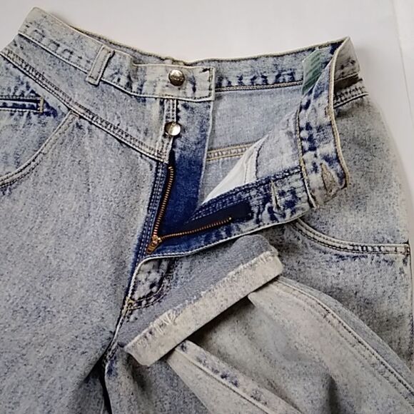 VINTAGE 80s P.S GITANO ACID WASH WOMEN'S JEANS SIZE 12 SHORT - Picture 14 of 16